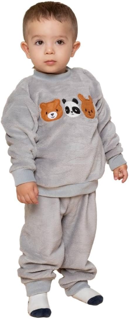 Conjunto Blusa Calça Fleece Pelúcia Infantil Juvenil P Ao 10