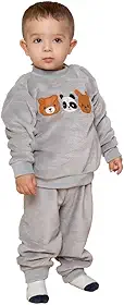 Conjunto Blusa Calça Fleece Pelúcia Infantil Juvenil P Ao 10