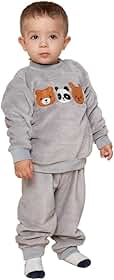 Conjunto Blusa Calça Fleece Pelúcia Infantil Juvenil P Ao 10