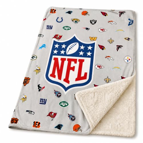 NFL All Team Logo Sherpa Blanket
