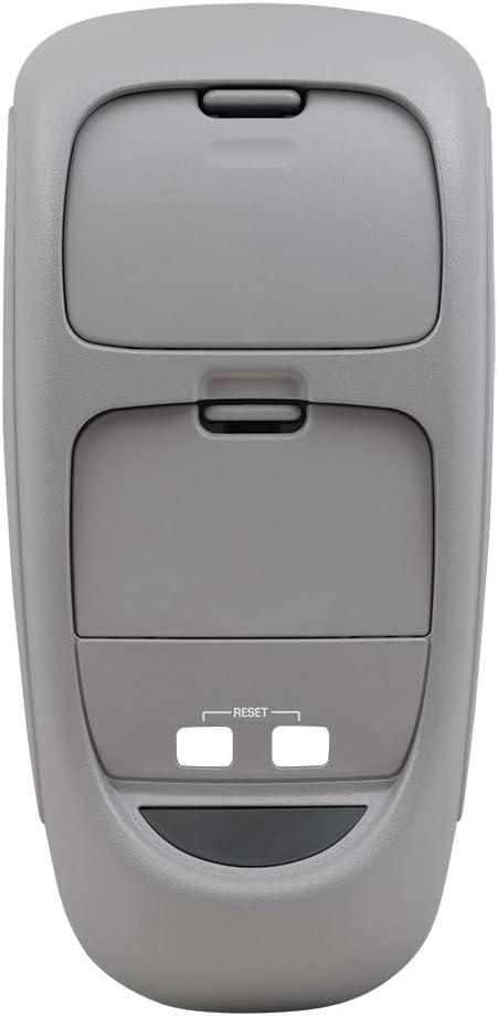 Brock Replacement Overhead Roof Ceiling Console Gray Compatible with 2002-2004 F250 F350 F450 Super Duty Pickup Truck w/out Sunroof 2C3Z 25519A70 AAC