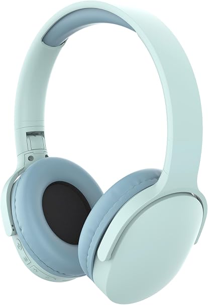 Foldable Bluetooth Headphones with Noise Cancellation, Deep and Clear Sound, Comfortable for Long Time Wearing, Battery Life for Several Hours, Ideal for Travel, Work, Sports.(Blue)