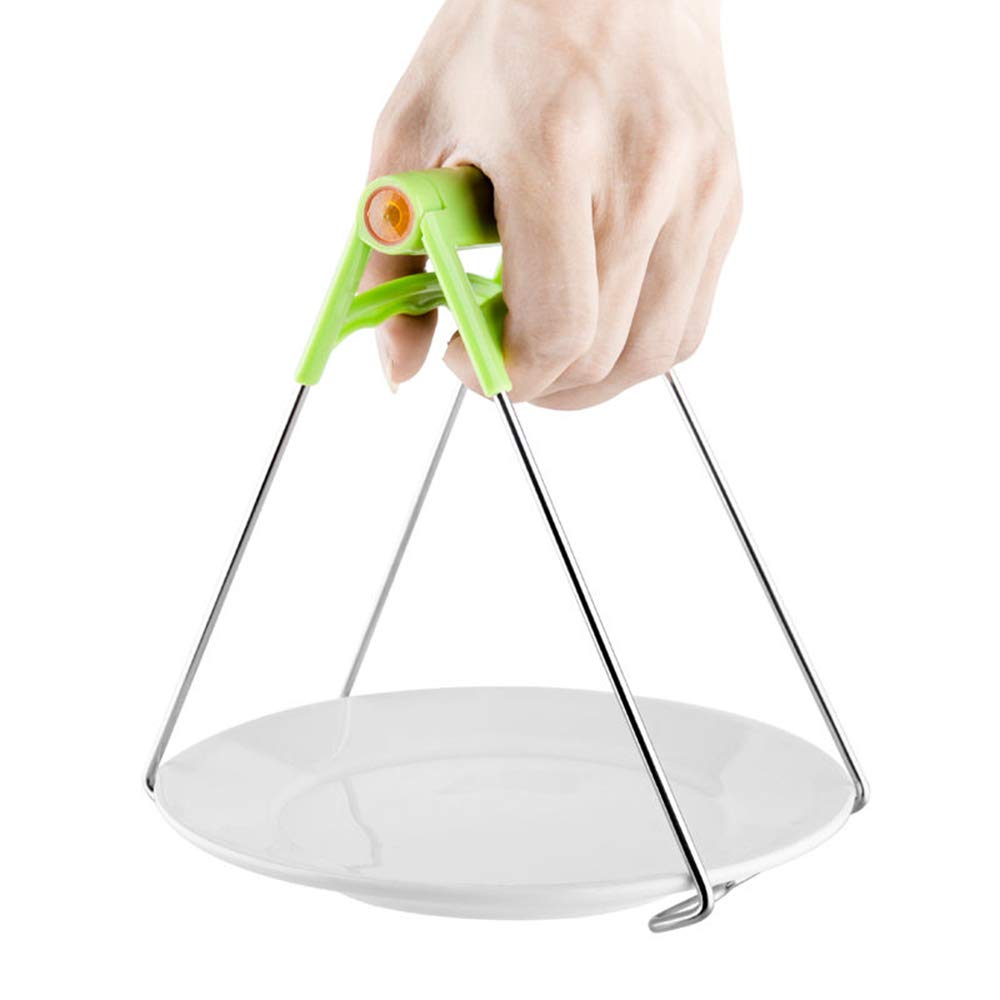 Bowl Gripper Hot Dish Lifter Hot Dish Tongs Foldable Hot Dish Kitchen Plate Gripper for Kitchen Restaurant Hotel Bakery Superiorâ€‚Quality and Creativedurable