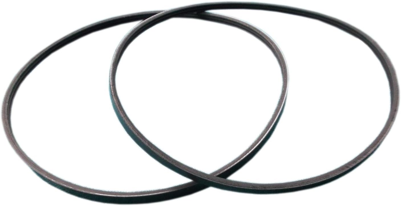 AiKai 2 Flat Belts for Rockler MC-1018 Excelsior Mini Lathe