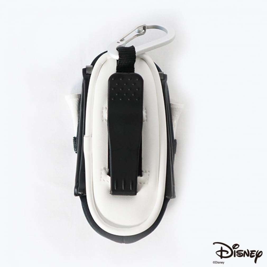 ディズニーワールド　ミッキーマウスゴルフ用ボールポーチ/ホワイト Amazon | ディズニー(Disney) ゴルフ ラウンド小物 ボールポーチ BALL