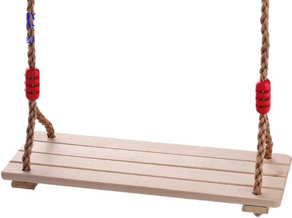 Wooden Baby Kids Swing for Children Plate Toys Outdoor Fun & Sports Improve Health