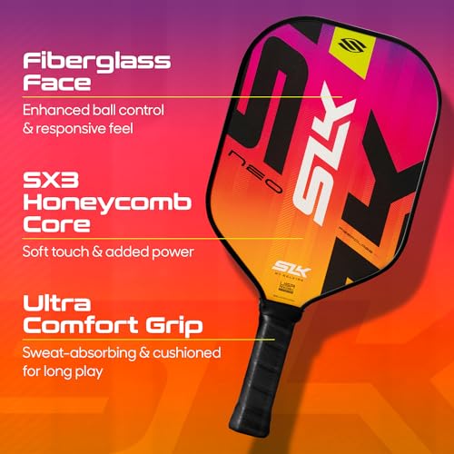 Image of Selkirk Sport SLK Pickleball Paddles Set of 2 | Designed in The USA | Choose The SLK Neo Graphite, SLK Neo Fiberglass Pickleball Set or SLK Atlas Pickleball Bundle