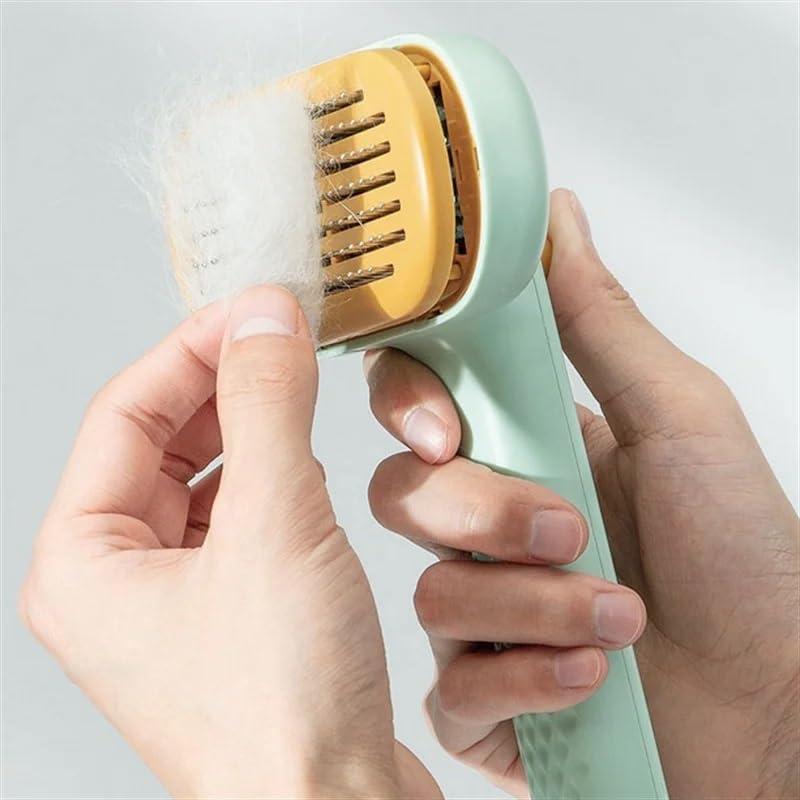 Brosse à Poils de Chien, Outil de toilettage Efficace for Un Pelage Bien entretenu, Brosse for Animaux de Compagnie, Brosse à Poils de Chien Efficace(White)