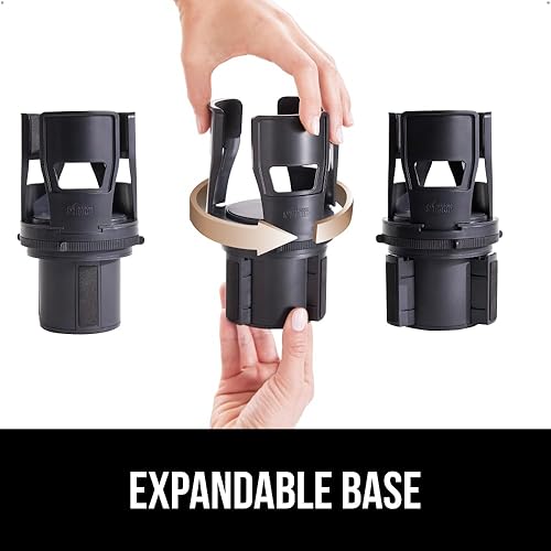 Miniatura 5 de GORILLA GRIP Expansor de portavasos para automóvil, mantiene seguras las tazas grandes para bebidas, expansor para Yeti, HydroFlask, Stanley de 18 a