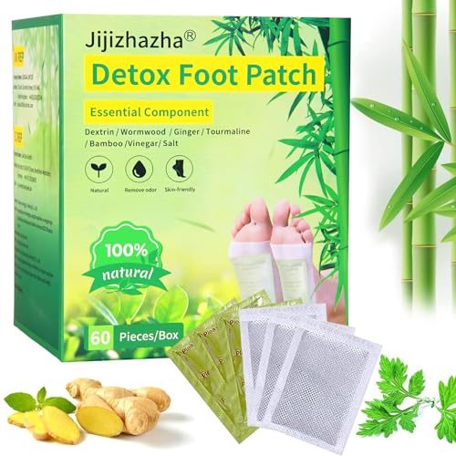 Coussinets détox pieds vinaigre bambou naturel sommeil réparateur