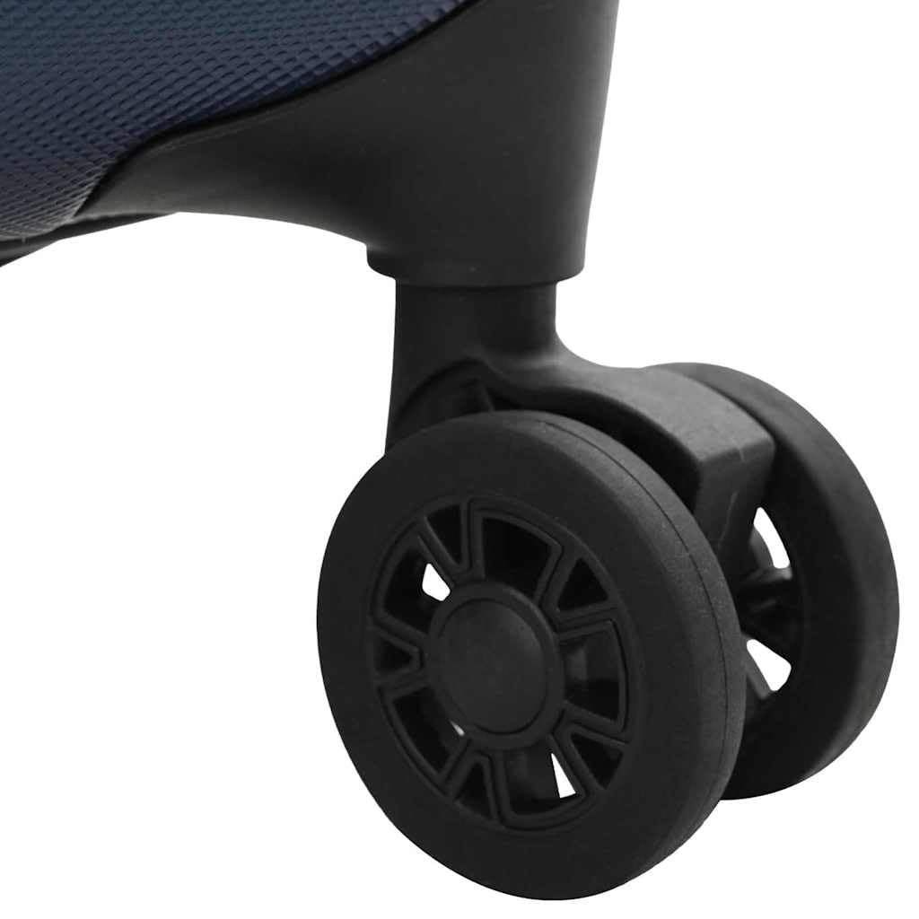 Valigia con lucchetto, rigida in plastica ABS, scura, Blu 3, L