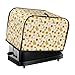 Shiba Inu - Copertura per tostapane a 2 fette con tasche, elegante copertura per tostapane da cucina, accessorio per tostapane a 2 fette da donna immagine