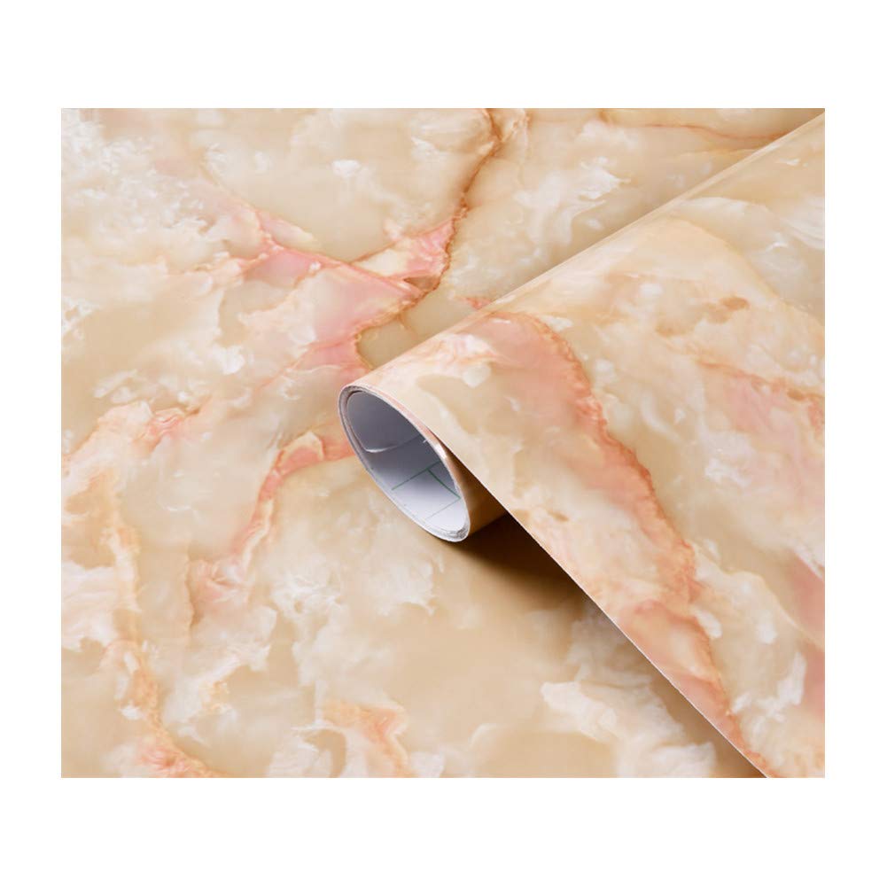 Papier de contact en marbre 60x1000cm rouleau adhesif pvc pour meuble