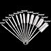 DECORA Drinking Straws Cleaning Brushes Nylon Pipe Cleaner Brush Kits for Assorted Size Straws Pack of 12