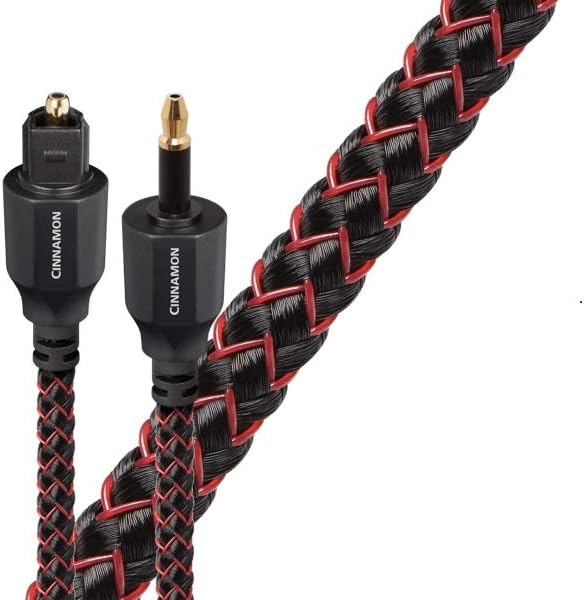 AudioQuest Cinnamon OptiLink .75m (2.46 ft.) Full to 3.5mm Optical Audio Cable