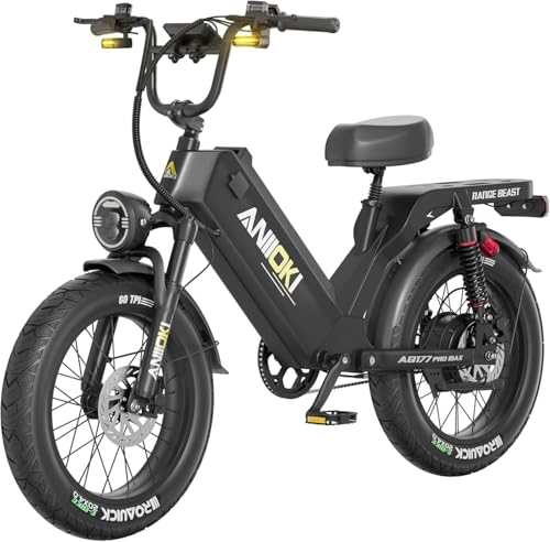 ANIIOKI Electric Bike for Adults, 200+ Miles Long Range Electric