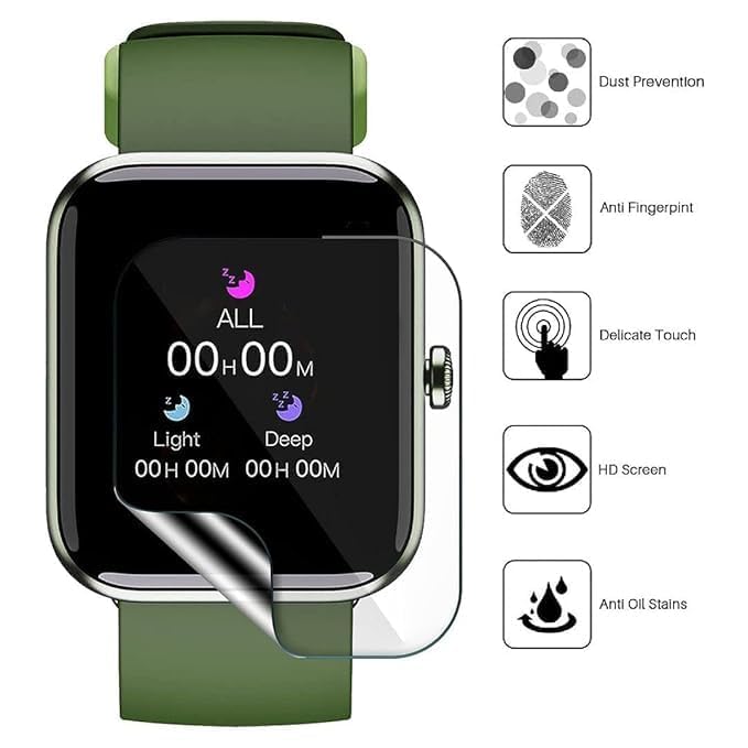 Image of BLACKSHEEP 2 Pack Membrane For Apple Watch Series 10 / Series 11 - 42mm Full Screen Coverage Flexible Watch Screen Protector with Easy Installation Kit