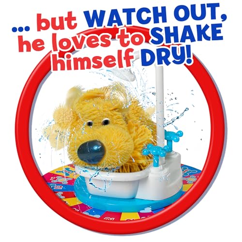Ideal , Soggy Doggy: The Showering, Shaking, Doggy Bathing Game, Kids Games, for 2-4 Players, Ages 4+