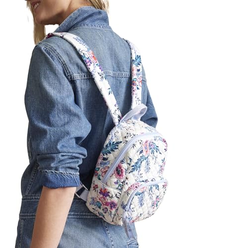 Image of Cotton Mini Backpack Purse, Magnifique Floral