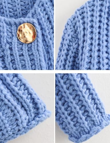 Cardigan Sweaters for Women Sweaters Womens Knit Cardigan Long Sleeve Open Front Button Down Jacket with Pockets4