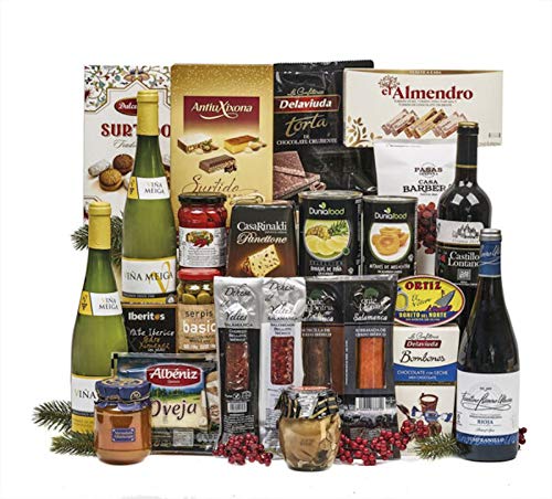 Lote Regalo Cesta de Navidad Turrones Regalo 2020 Gourmet Especial Personal o...