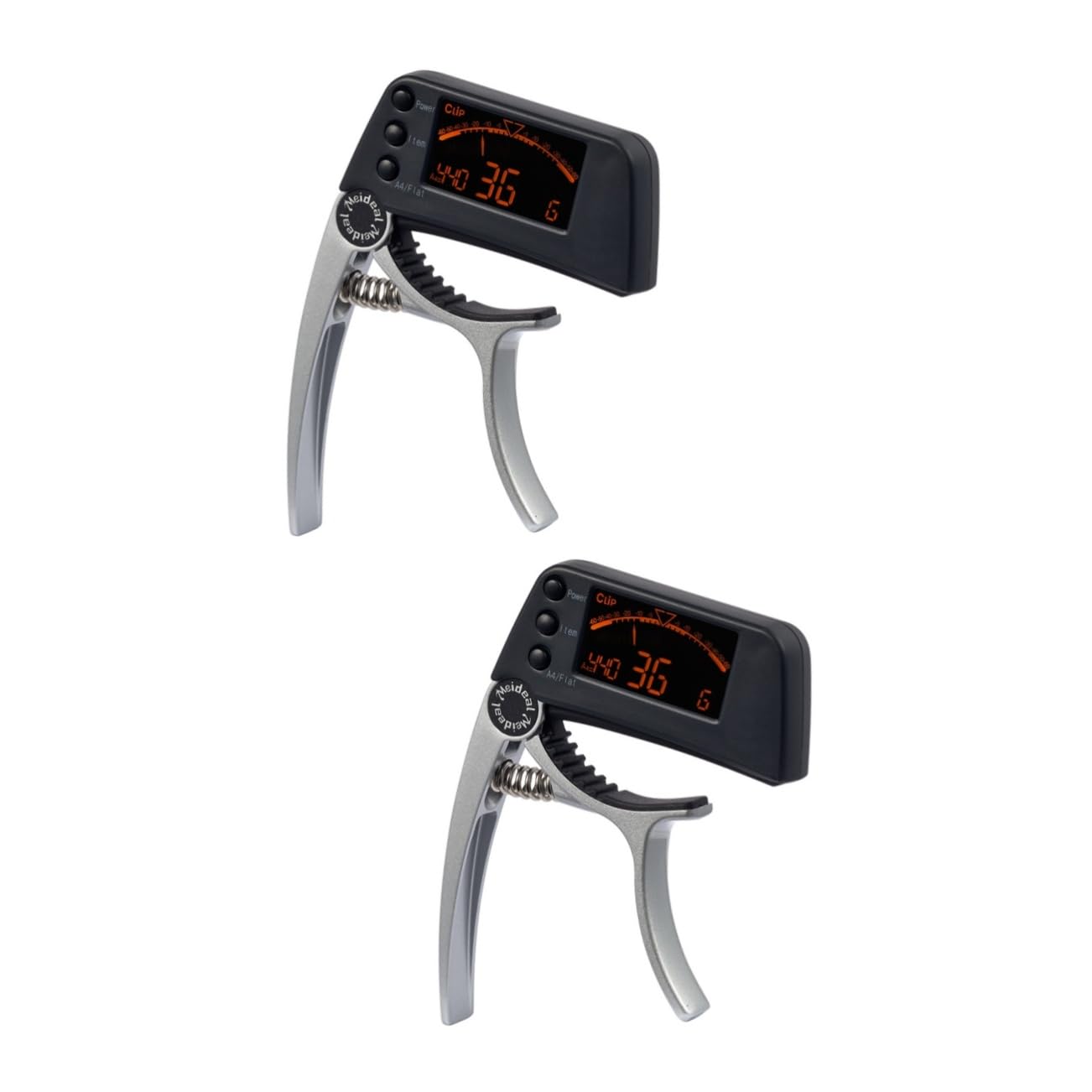 2pezzi Accordatore e Capo Elettronico Display Lcd Tuner Clip Chitarra Ukulele e Banjo Strumento Sensibilità