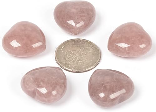 Miniatura 8 de Unakite - Piedras de amor de corazón de cristal curativo con bolsillo, piedras preciosas de chakra y reiki, regalos de día de San Valentín, 1