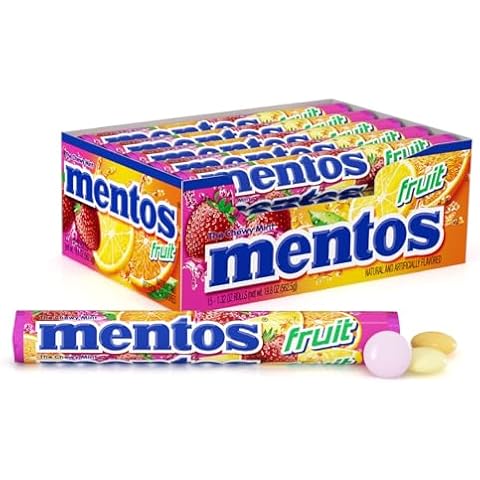 Mentos Chewy Mint Candy Roll, 15 Pack Cover