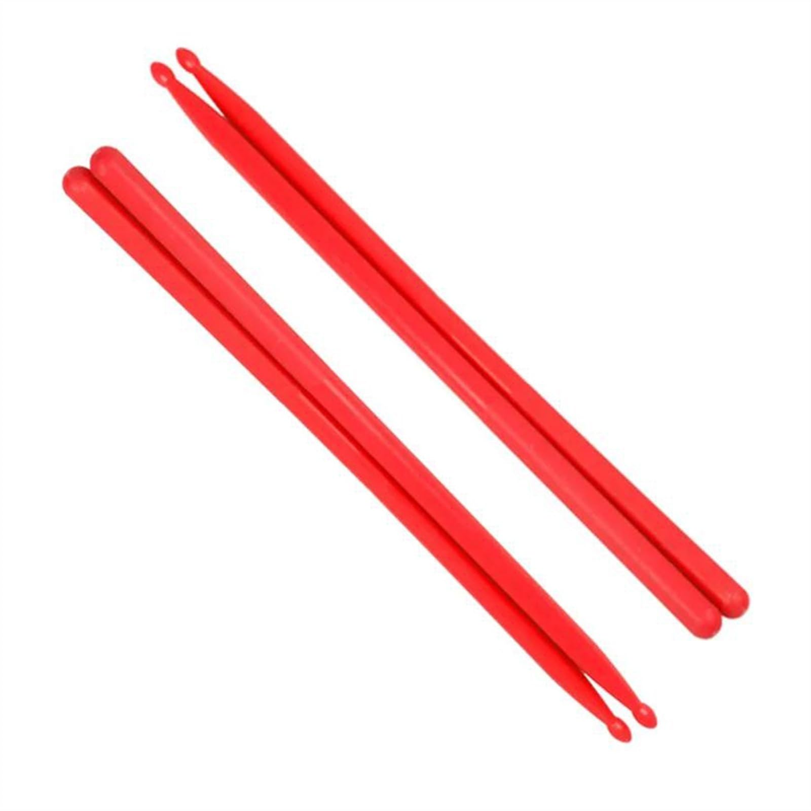 Schlagzeug-Zubehör 2 Paar Langlebige 5A Bunte Nylon-Drumsticks Jazz Drum Dumb Drum Übungs-Drumsticks (Color : Red)