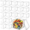 Clear Acrylic Boxes 2x2x2 Inch,Small acrylic gift box with Lid, Clear Square Cube Acrylic Candy Storage for Candy,Gift,Stackable Cube Container, Transparent Box Favor Boxes for Display