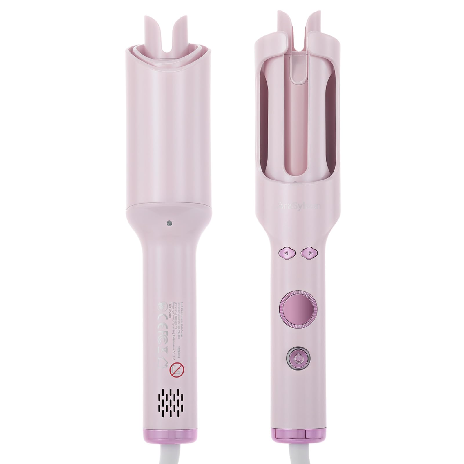 Arricciacapelli Automatico con Aria Fredda e Ioni, 30 mm Ceramica Auto Curler, 5 Temperature 160-200°C, Antiscottatura, Doppia Tensione 110-240V per Casa e Viaggi