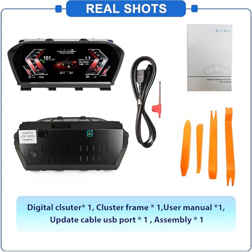 Digitales Armaturenbrett, digitales Aftermarket-Kombiinstrument, digitales Auto-Armaturenbrett für BMW 1er 2er F20 F52 F22 X1 F48 F49 X2 F39 F45 Panel-Tachometer, virtuelles Cockpit-Kombiinstrument