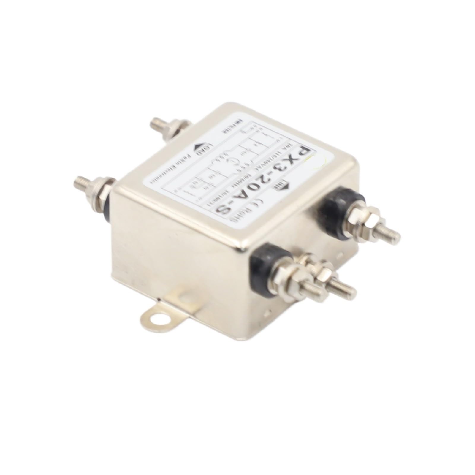 Filtre de Bruit monophasé CA PX3-20A-S Conception Multi-Circuits