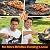 Reciprocating Electric Grill Brush, Fire-Resistant BBQ Grill Brush, Bristle-Free Grill Brush for Outdoor Grill, Grill Cleaner with 3 Heads, Silver