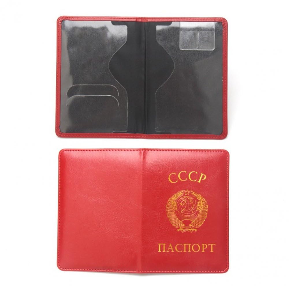 Amazon.co.jp: Simamile ソ連 Cccp パスポートホルダー ロシア