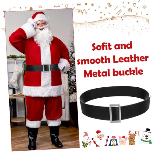 3pcs Premium Costume Belts with Metal Buckles Christmas Clothing Accessories for Holiday Party Decoration and Daily Wear3