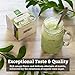 SUGIMOTO TEA Japanese Organic Matcha Latte Blend Mix 4.23 oz (120 g) Sweetened Green Tea Matcha Latte Powder