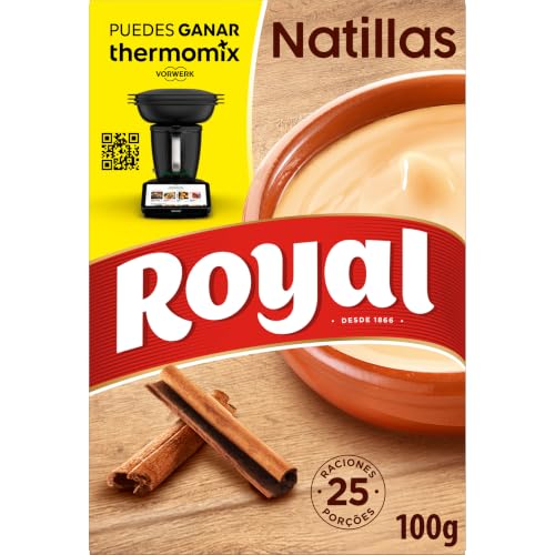 Royal Natillas, Preparado en Polvo 25 Raciones, Pack 5 x 20g - 100 g