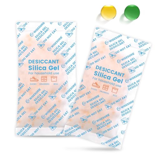 Wisesorb 20 bolsas de 20 g desecantes a base de gel de sílice – b...