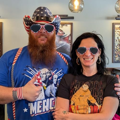 American Flag Sunglasses Bulk Patriot July 4th party favors Independence Day Party Supplies10 Pack4