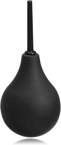 Abyclean Bombilla de enema rectal para hombres, ducha anal para mujeres, sin BPA ni ftalatos, reutilizable, limpiador de clyster vaginal o anal con