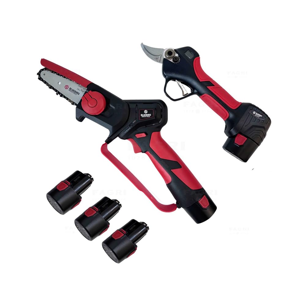 KIT FORBICE DA POTA A BATTERIA PS 22-23 + POTATORE CS 22-04 + 3BATTERIE BLUEBIRD