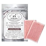 シルバー磨き 【アンティーク修復師が開発】 ケープコッド・ポリッシュ 2枚入り (Cape Cod Polishing Cloth) シルバークロス 黒ずみ落とし 金属磨き ジュエリークリーナー 銀みがき 指輪 時計 ゴールド プラチナ 銀食器 [日本正規代理店]