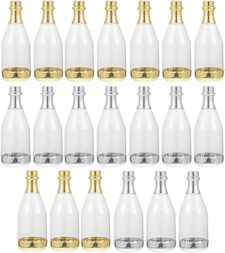 Kisangel 20pcs botella en forma de caramelo caja de embalaje mini botellas Baby Shower Party Favor Contenedores recuerdos de fiesta