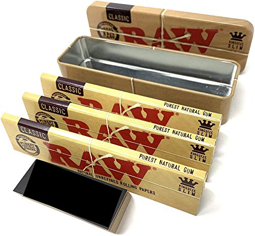 Exclusif Filtres REDS Boîte métal RAW Classic avec Feuilles KS Slim et Filtres en carton