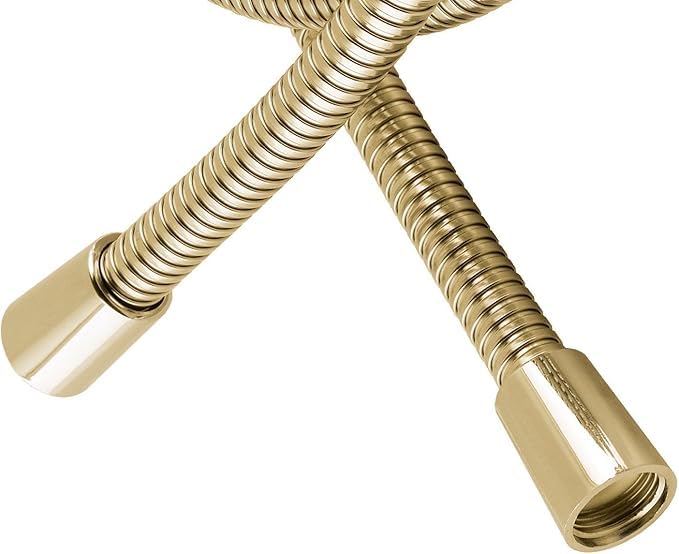 Uniwersalny zamiennik węża prysznicowego 1/5.1 cm - 1 m wielokolorowy elastyczny wąż z podkładkami dla łatwej instalacji - rozwiązanie hydrauliczne do domu i łazienki