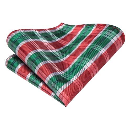 Image of Dubulle Mens Paisley Striped Tie Woven Necktie for Men and Handkerchief Cufflinks Set Wedding Formal Business