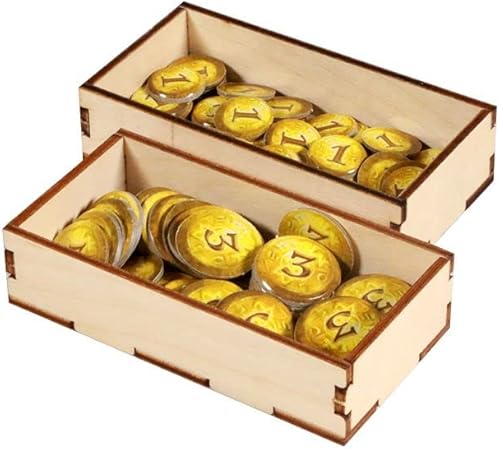 Vista 32 de The Broken Token Organizador de juegos compatible con Catan: Expansión de comerciantes y bárbaros