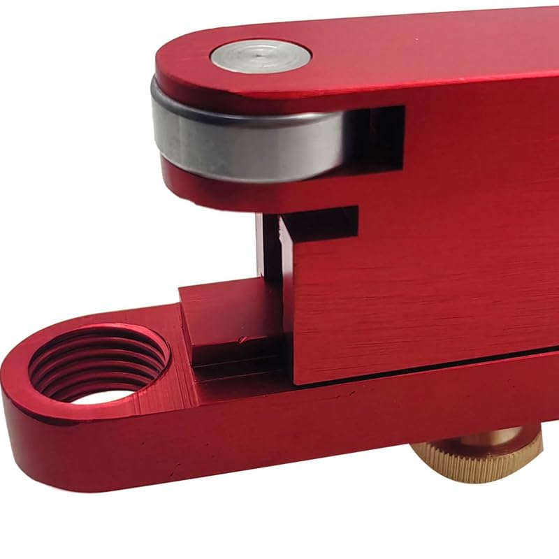 Violin Purfling Groover Jig Violin Edge Soundhole Router Guide Tool Violin Making Luthier Tool(Red)