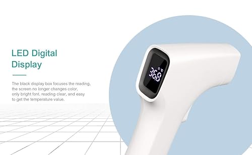 Miniatura 2 de BBLove Termómetro digital infrarrojo sin contacto para la frente para adultos, bebés, niños y niños
